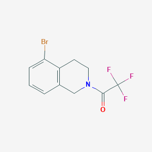 1-(5-bromo-3,4-dihydroisoquinolin-2(1H)-yl)-2,2,2-trifluoroethanone