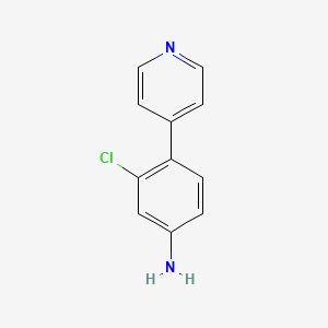 3-Chloro-4-(pyridin-4-yl)aniline