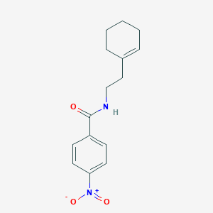 molecular formula C15H18N2O3 B325234 N-(2-Cyclohex-1-enyl-ethyl)-4-nitro-benzamide 