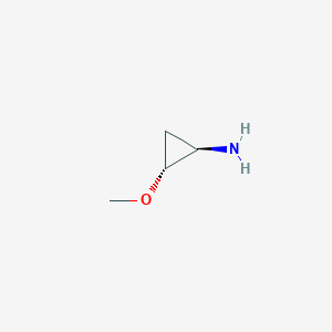 molecular formula C4H9NO B3252366 Trans-2-methoxycyclopropan-1-amine CAS No. 2165909-53-3