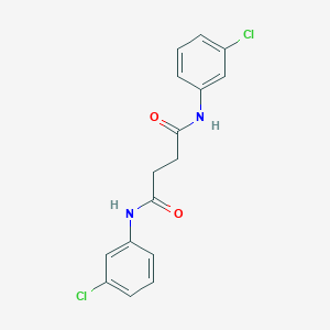 molecular formula C16H14Cl2N2O2 B325242 N,N'-bis(3-chlorophenyl)butanediamide 
