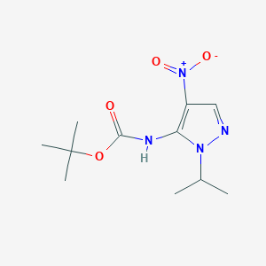 t-Butyl (1-isopropyl-4-nitro-1H-pyrazol-5-yl)carbamate