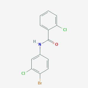 molecular formula C13H8BrCl2NO B325249 N-(4-bromo-3-chlorophenyl)-2-chlorobenzamide 