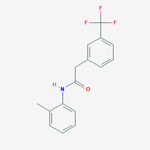 N-(2-methylphenyl)-2-[3-(trifluoromethyl)phenyl]acetamide