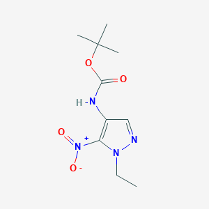 t-Butyl (1-ethyl-5-nitro-1H-pyrazol-4-yl)carbamate