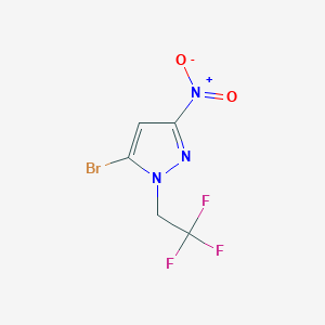5-Bromo-3-nitro-1-(2,2,2-trifluoroethyl)-1H-pyrazole