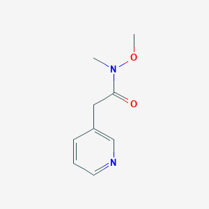 N-methoxy-N-methyl-2-(pyridin-3-yl)acetamide