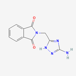 N-[(5-Amino-1H-1,2,4-triazol-3-yl)methyl]phthalimide