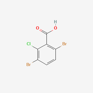 Benzoic acid, 3,6-dibromo-2-chloro-