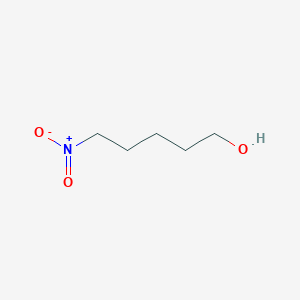 molecular formula C5H11NO3 B3252638 5-Nitropentan-1-ol CAS No. 21823-27-8