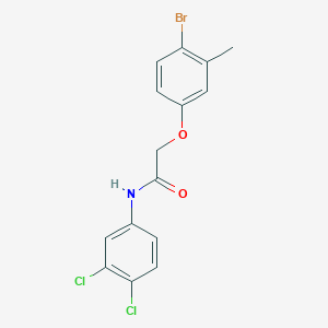 2-(4-bromo-3-methylphenoxy)-N-(3,4-dichlorophenyl)acetamide