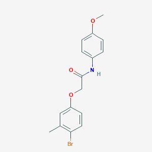 2-(4-bromo-3-methylphenoxy)-N-(4-methoxyphenyl)acetamide