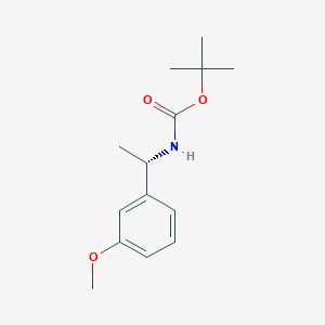 molecular formula C14H21NO3 B3252695 Tert-butyl [(1S)-1-(3-methoxyphenyl)ethyl]carbamate CAS No. 218900-56-2