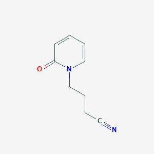 molecular formula C9H10N2O B3252697 4-(2-Oxo-1,2-dihydropyridin-1-yl)butanenitrile CAS No. 218921-20-1