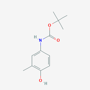 molecular formula C12H17NO3 B3252710 4-(Boc-amino)-2-methylphenol CAS No. 218966-28-0
