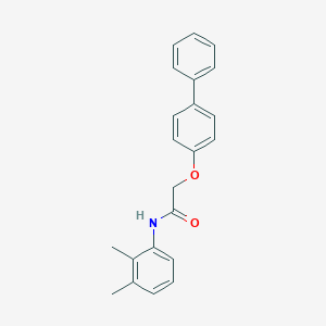 molecular formula C22H21NO2 B325273 2-(4-biphenylyloxy)-N-(2,3-dimethylphenyl)acetamide 