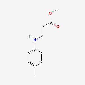 molecular formula C11H15NO2 B3252735 Methyl 3-[(4-methylphenyl)amino]propanoate CAS No. 21911-85-3