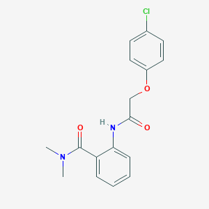 2-{[(4-chlorophenoxy)acetyl]amino}-N,N-dimethylbenzamide