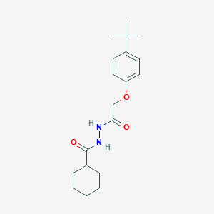 N'-[2-(4-tert-butylphenoxy)acetyl]cyclohexanecarbohydrazide