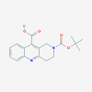 2-(tert-Butoxycarbonyl)-1,2,3,4-tetrahydrobenzo[b][1,6]naphthyridine-10-carboxylic acid