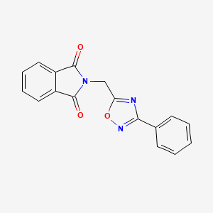 2-[(3-phenyl-1,2,4-oxadiazol-5-yl)methyl]-1H-isoindole-1,3(2H)-dione