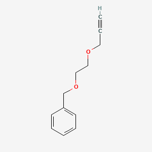 molecular formula C12H14O2 B3252809 (2-Prop-2-ynyloxyethoxymethyl)benzene CAS No. 219716-49-1