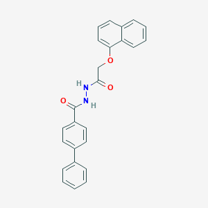 N'-[2-(naphthalen-1-yloxy)acetyl]biphenyl-4-carbohydrazide