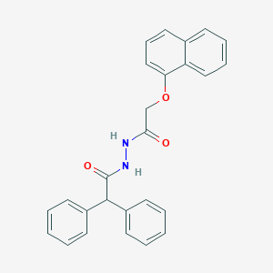 N'-[(1-naphthyloxy)acetyl]-2,2-diphenylacetohydrazide