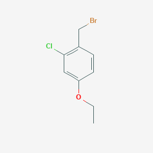 molecular formula C9H10BrClO B3252823 1-(Bromomethyl)-2-chloro-4-ethoxybenzene CAS No. 219768-06-6