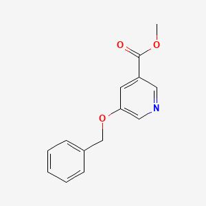 molecular formula C14H13NO3 B3252826 Methyl 5-(benzyloxy)nicotinate CAS No. 219817-42-2