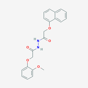 2-(2-methoxyphenoxy)-N'-[(1-naphthyloxy)acetyl]acetohydrazide