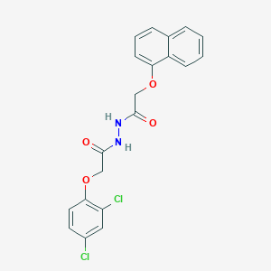 N'-[(2,4-dichlorophenoxy)acetyl]-2-(1-naphthyloxy)acetohydrazide