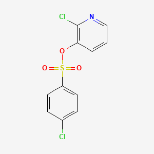 molecular formula C11H7Cl2NO3S B3252846 2-Chloro-3-pyridyl 4-chlorobenzene-1-sulfonate CAS No. 219930-49-1