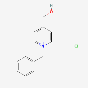 Pyridinium, 4-(hydroxymethyl)-1-(phenylmethyl)-, chloride