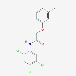 2-(3-methylphenoxy)-N-(2,4,5-trichlorophenyl)acetamide