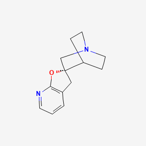 Spiro[1-azabicyclo[2.2.2]octane-3,2'(3'H)-furo[2,3-b]pyridine], (2'S)-