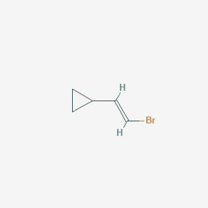 molecular formula C5H7B B3252888 [(E)-2-Bromovinyl]cyclopropane CAS No. 220132-80-9