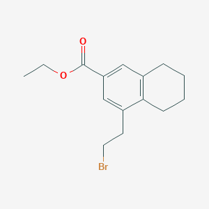 Ethyl 4-(2-bromoethyl)-5,6,7,8-tetrahydronaphthalene-2-carboxylate