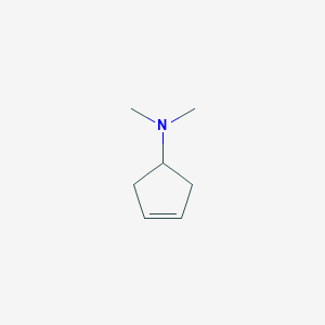 molecular formula C7H13N B3252899 N,n-dimethyl-3-cyclopenten-1-amine CAS No. 220247-88-1