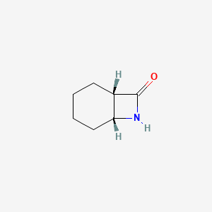 molecular formula C7H11NO B3252908 (1S,6R)-7-azabicyclo[4.2.0]octan-8-one CAS No. 22031-53-4