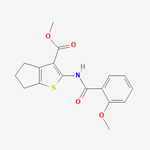 methyl 2-[(2-methoxybenzoyl)amino]-5,6-dihydro-4H-cyclopenta[b]thiophene-3-carboxylate