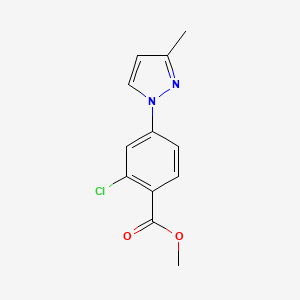 Methyl 2-chloro-4-(3-Methyl-1H-pyrazol-1-yl)benzoate