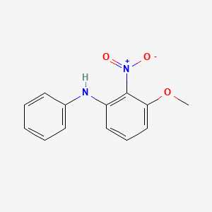 molecular formula C13H12N2O3 B3252949 3-Methoxy-2-nitro-N-phenylaniline CAS No. 220495-98-7