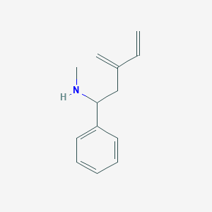 N-methyl-3-methylidene-1-phenylpent-4-en-1-amine
