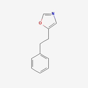 molecular formula C11H11NO B3252967 5-苯乙基恶唑 CAS No. 220580-60-9