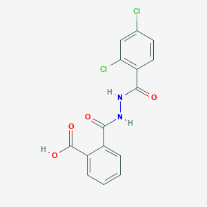 2-{[2-(2,4-Dichlorobenzoyl)hydrazino]carbonyl}benzoic acid