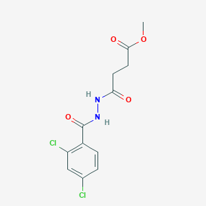 Methyl 4-[2-(2,4-dichlorobenzoyl)hydrazino]-4-oxobutanoate