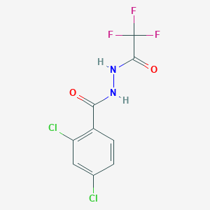 molecular formula C9H5Cl2F3N2O2 B325300 2,4-dichloro-N'-(trifluoroacetyl)benzohydrazide 