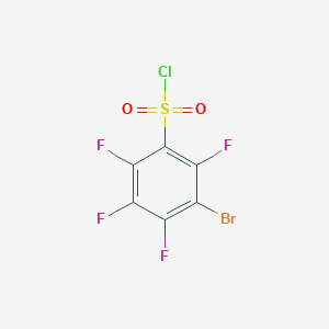 molecular formula C6BrClF4O2S B3253025 3-Bromo-2,4,5,6-tetrafluorobenzene-1-sulfonyl chloride CAS No. 220987-97-3