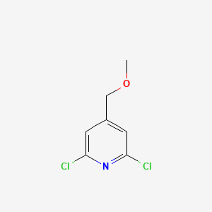 molecular formula C7H7Cl2NO B3253041 2,6-Dichloro-4-methoxymethyl-pyridine CAS No. 221093-39-6